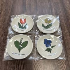 DBT お花の豆皿 ブルーナフラワー 4枚セット 希少 レア ミッフィー DBT お花の豆皿 ブルーナフラワー 4枚セット 希少 レア ミッフィー