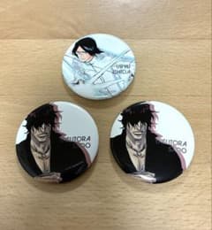 BLEACH 石田雨竜 茶渡泰虎 缶バッジ 3点セットのサムネイル