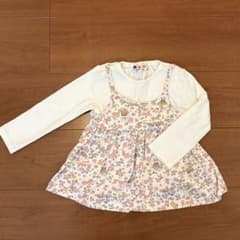 アンパンマン 花柄長袖チュニック 100サイズのサムネイル