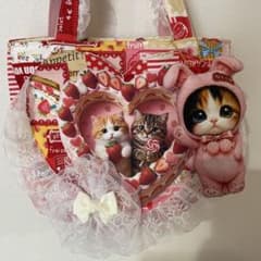 ラブリーねこちゃん トートバッグ コヤンイサムチョン - メルカリ