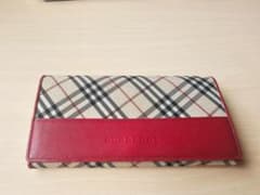 BURBERRY バーバリー ノバチェック がま口 二つ折り長財布 - メルカリ