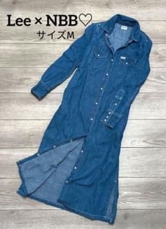 ​【美品】Lee×ナチュラルビューティーベーシック コラボ デニムワンピース Mのサムネイル