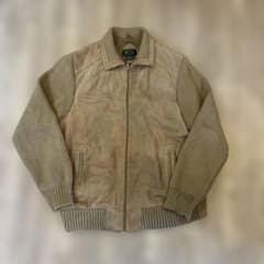 ベージュ スエード ニット ジャケットのサムネイル