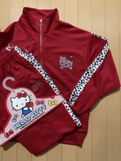 ❣️新品未着用❣️ハローキティ50周年❣️ヒョウ柄上下ジャージLサイズ ❣️新品未着用❣️ハローキティ50周年❣️ヒョウ柄上下ジャージLサイズ