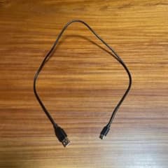 USB充電ケーブル黒　Type-Cのサムネイル