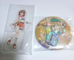 学園アイドルマスター　学マス　一番くじ　アクスタ　花海佑芽、缶バッジ藤田ことね