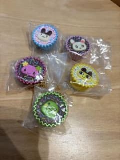 たまごっち　手作りおやつチャーム　平成女児チョコ　セミコンプ　5点セットのサムネイル