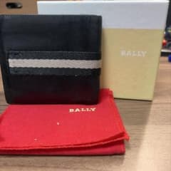 BALLY 二つ折り財布 ブラックのサムネイル
