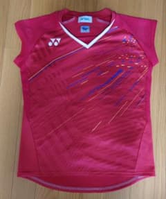YONEX ヨネックス ゲームシャツ L レディース　赤