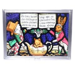 ルイス・キャロル 不思議の国のアリス ヴィンテージ ステンドグラス 狂ったお茶会 m54809901439_1.jpg?1704442647