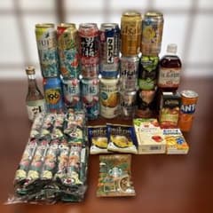 ビール・チューハイ・飲料・食品詰め合わせセット - メルカリ