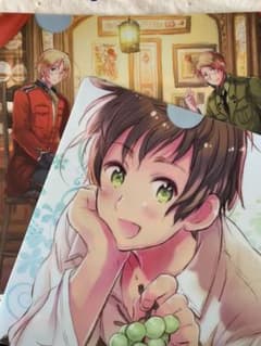 【ヘタリア】アニくじ クリアファイルセット カナダ＆アメリカ、スペインのサムネイル