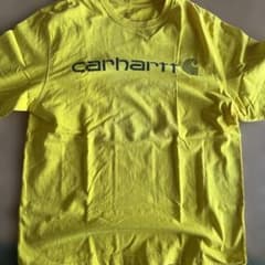 carhartt イエロー Tシャツ 100%コットン 100110のサムネイル