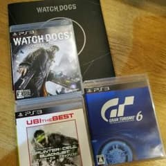 PS3用 WATCHDOGS ＆ スプリンターセルブラックリスト ＆ GT6のサムネイル