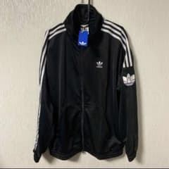 アディダス トラックジャケット XL ブラック トレフォイル - メルカリ