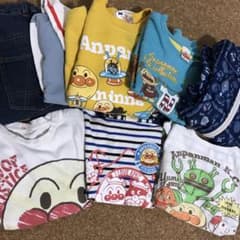⑥ アンパンマン キッズコレクション　シャツ　ズボン　ジャケット　 110のサムネイル