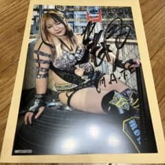 渡辺桃 スターダム 直筆サイン ポートレート 最新 STARDOM プロレス