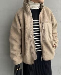 新品！今期購入DANTONスタンドカラー インサレーションボアフリース 