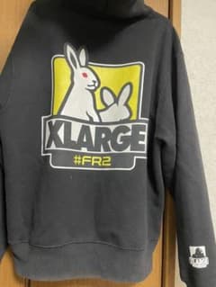 FR2 XLARGE コラボ 入手困難 パーカー バックプリントのサムネイル