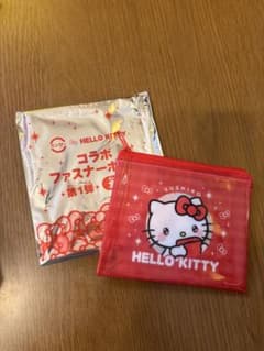 スシロー ハローキティ コラボ ファスナーポーチのサムネイル