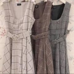 evelyn♡チェックベルトワンピースのサムネイル