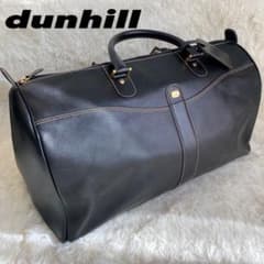 極美品 dunhill ダンヒル ボストンバッグ 旅行 ブラック トラベル 鞄