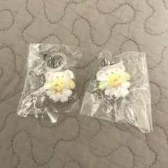 めじるしアクセサリー　ふわふわスノー　ポムポムプリン２個セットのサムネイル