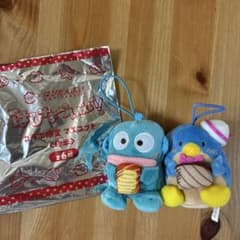 スシローコラボ　はぴだんぶい　ハンギョドン　タキシードサム　マスコットのサムネイル