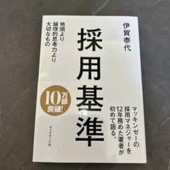 採用基準 / 伊賀泰世のサムネイル