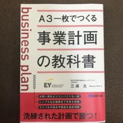 A3一枚でつくる 事業計画の教科書のサムネイル