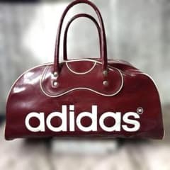 adidas (アディダス) VINTAGE エナメル ボストンバック80s - メルカリ