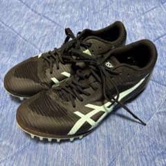asics 陸上スパイク 25.0cm ブラック✖️ミントのサムネイル