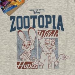 [신품 미사용 태그 포함]Disney Zootopia T 셔츠 120 사이즈