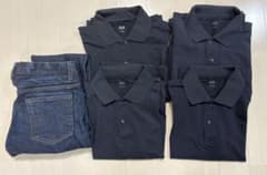 UNIQLO ポロシャツ デニム まとめ売りのサムネイル