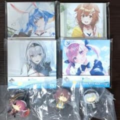 ホロライブ　一番くじ　キャンバスボード＆ちょこのっこフィギュア＋ラバーチャームのサムネイル