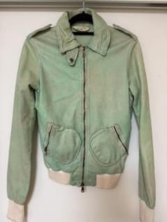 Giorgio Brato オリーブグリーン レザージャケット Giorgio Brato レザージャケット | グリーン | FARFETCH JP