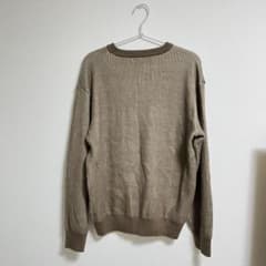gim ベージュ リブ編み セーターのサムネイル