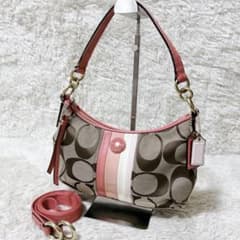 COACH Signature 2Way Accessory Pouch y2k