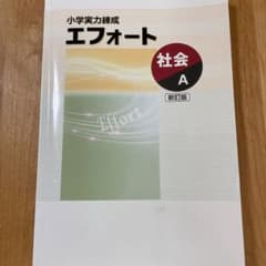 最終値下げ！！小学実力練成エフォート社会Aのサムネイル