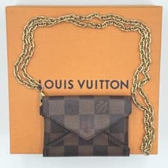【訳あり】LOUIS VUITTON ポシェット キリガミ ダミエ 小銭入