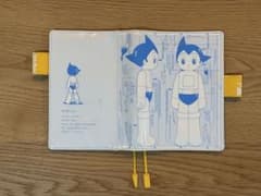 【未使用品】ほぼ日手帳カバー 鉄腕アトム 手塚治虫　★専用下敷き付き 未使用品】ほぼ日手帳カバー 鉄腕アトム 手塚治虫 ☆専用下敷き付き