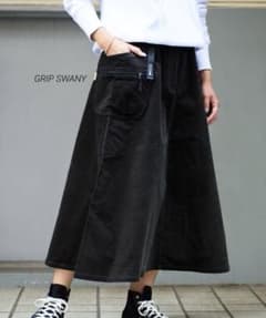 GRIP SWANY コーデュロイスカートM 新品未使用 ブラック