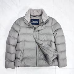 極美品 HERNO ダウンジャケット アレンデール フェイクファー ボンバー 