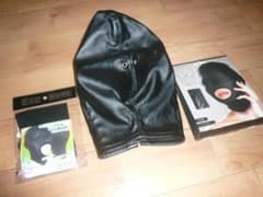 違った素材３種！全頭マスク レザー 、 ボンデージ ビザール コスプレ 違った素材3種！全頭マスク レザー 、 ボンデージ ビザール