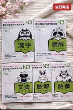 N3 JLPT日本語能力試験考前対策「総まとめ」日本語教育検定3級5冊