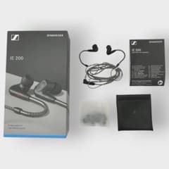Sennheiser IE 200 有線イヤホン 本体 ブラック - メルカリ