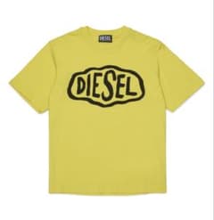 DIESEL ロゴ入り イエロー Tシャツのサムネイル