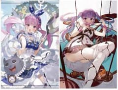ま*ゃ様 湊あくあ B2タペストリー 2種のサムネイル
