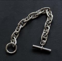 S925刻印あり アンカーチェーン シルバー ブレスレット ヴィンテージ