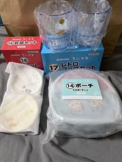 ちいかわ 一番くじ エニマイくじ うさぎ、ラッコセット ポーチ 豆皿 コップのサムネイル